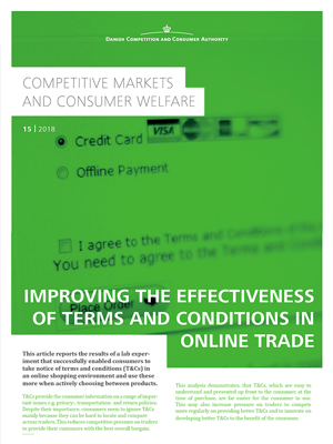 Improving the effectiveness of terms and conditions in online trade