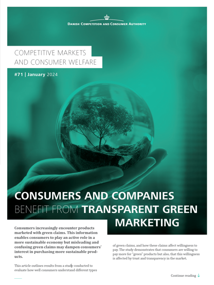 Consumers and Companies Benefit From Transparent Green Marketing